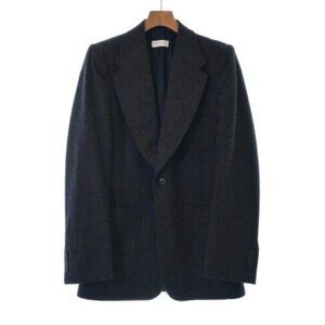 Dries Van Noten Grey Charcoal Wool Suit Jacket Blazer 36